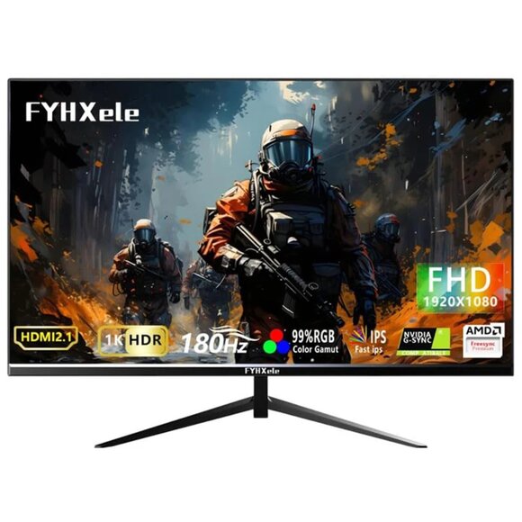 24Inch 180Hz Gaming Monitor 1K FHD Computer Display 1ms Response Time Eye Care S - Picture 8 of 13